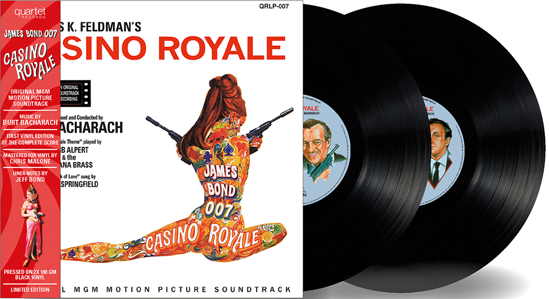 casino royal 1967 soundtrack cover with car