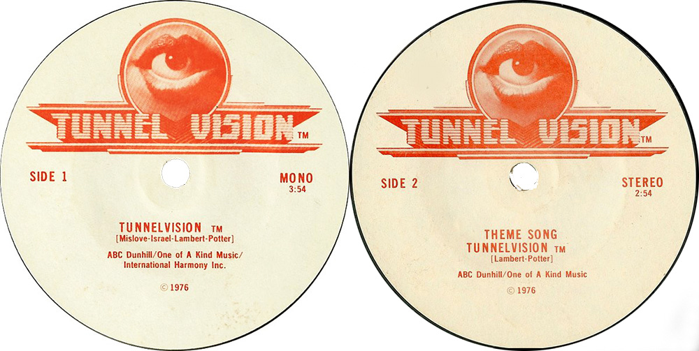 Tunnel Vision Soundtrack details